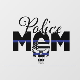 Autocollant Pour Fenêtre Police Maman Valise auto