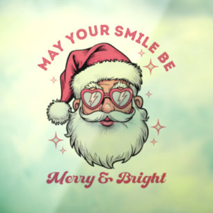 Autocollant Pour Fenêtre Puisse Votre Sourire Être Joyeux Et Lumineux