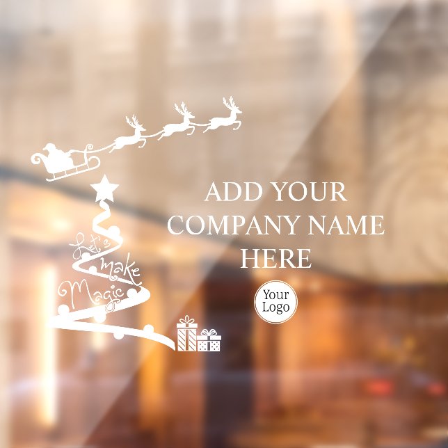 Autocollant Pour Fenêtre Réalisons le logo Magic Christmas Store (Feuille 2)