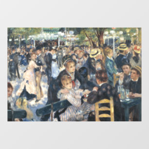 Autocollant Pour Fenêtre Renoir Moulin Danse Galette Fête