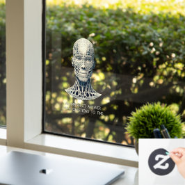 Autocollant Pour Fenêtre Réponse imparfaite Transparente