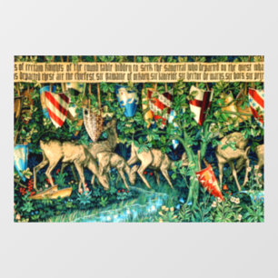 Autocollant Pour Fenêtre Roi médiéval Arthur William Morris