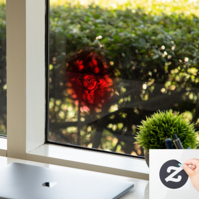 Autocollant Pour Fenêtre Root Chakra (Bureau)