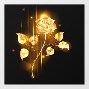 Autocollant Pour Fenêtre Rose d'or ( rose dorée )