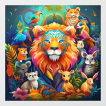 Royaume animal courageux