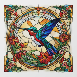 Autocollant Pour Fenêtre Ruby Throsé Colibri Faux Tiré