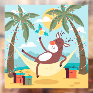 Autocollant Pour Fenêtre Rudolph tropical