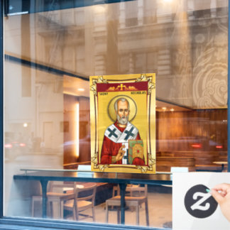 Autocollant Pour Fenêtre Saint Nicholas