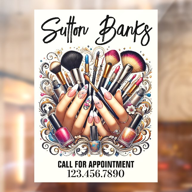 Autocollant Pour Fenêtre Salon (Feuille 2)