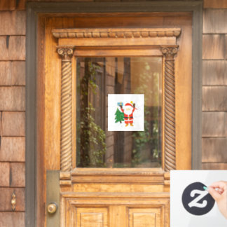 Autocollant Pour Fenêtre Santa Claus