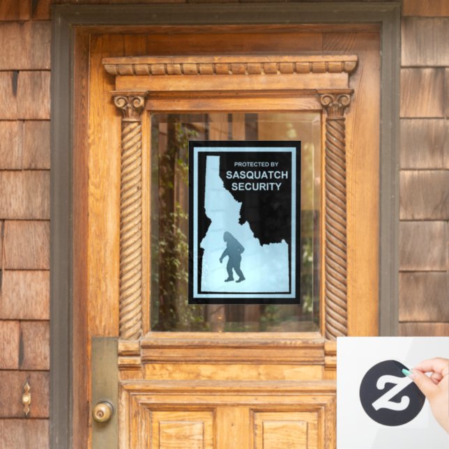 Autocollant Pour Fenêtre Sasquatch Security - Idaho (Porte d'accueil)