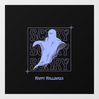 Autocollant Pour Fenêtre Scary Scary Scary Ghost Poster - Happy Halloween