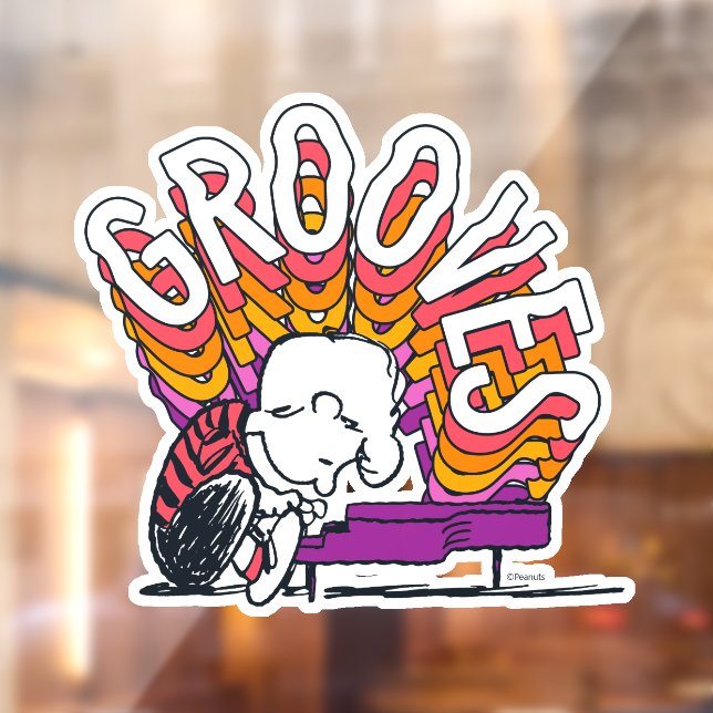 Autocollant Pour Fenêtre Schroeder - Grooves (Feuille 2)
