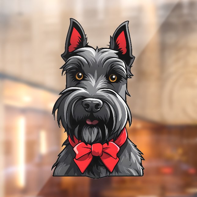 Autocollant Pour Fenêtre Scottish Terrier (Feuille 2)