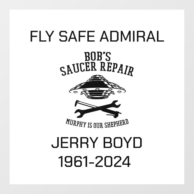 Autocollant Pour Fenêtre Serrure de fenêtre Jerry Boyd (Feuille)
