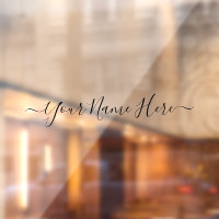 Signature propre nom simple script affaires