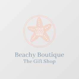 Autocollant Pour Fenêtre Simple Votre Logo Entreprise Boutique