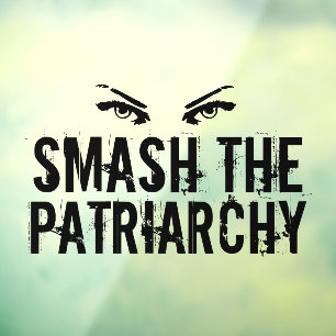 Autocollant Pour Fenêtre Smash le Cool féministe du patriarcat