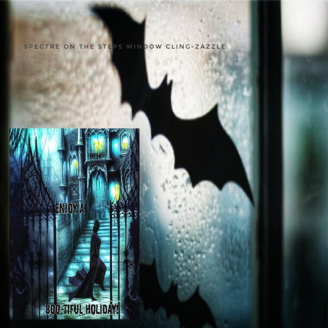 Autocollant Pour Fenêtre Spectre Sur Les Marches (Créateur téléchargé)