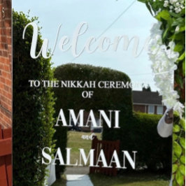 Autocollant Pour Fenêtre Sticker du Mariage islamique musulman Nikkah