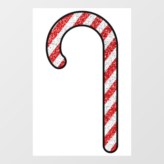 Autocollant Pour Fenêtre Sucre de canne parties scintillant (Feuille)