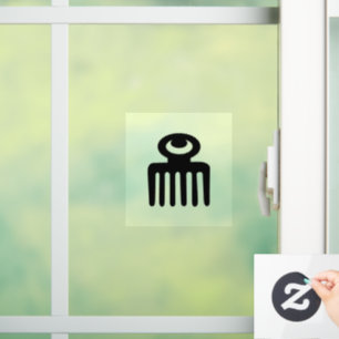 Autocollant Pour Fenêtre Symbole Adinkra (Beauté)