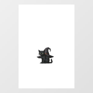 Autocollant Pour Fenêtre T-Shirt Classique Magic Halloween Cat