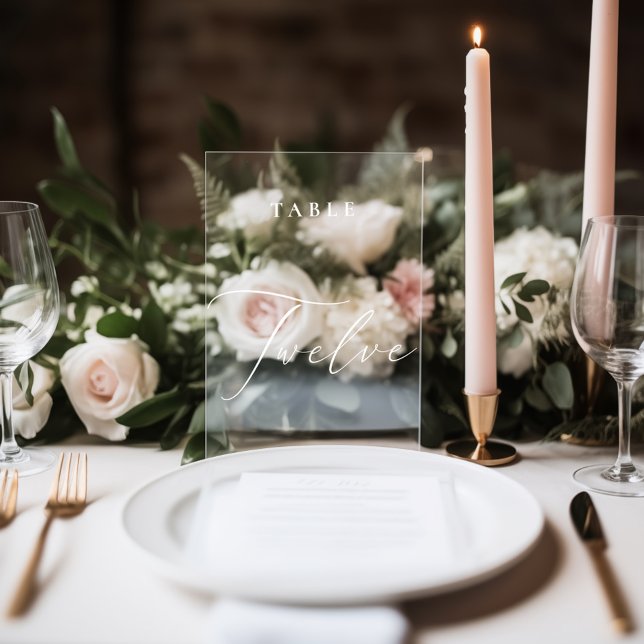 Autocollant Pour Fenêtre Tableau de calligraphie moderne Douze Numéro de ta (Créateur téléchargé)