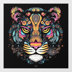 Autocollant Pour Fenêtre Tête de tigre