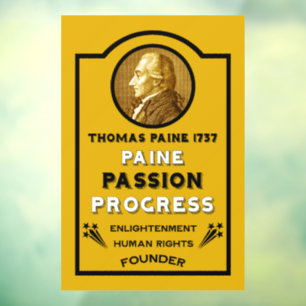 Autocollant Pour Fenêtre Thomas Paine