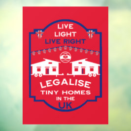 Autocollant Pour Fenêtre Tiny House UK
