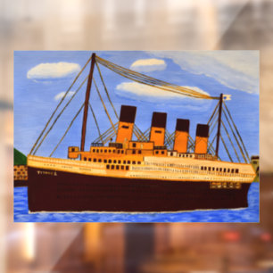 Autocollant pour fenêtre Titanic