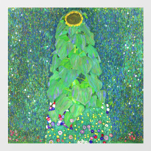Autocollant Pour Fenêtre Tournesol Gustav Klimt