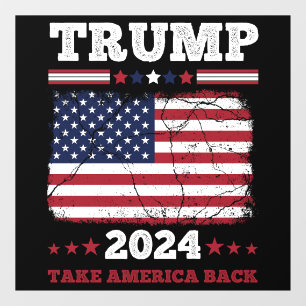 Autocollant Pour Fenêtre Trump 2024