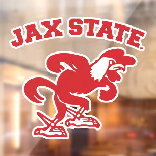 Autocollant Pour Fenêtre Université d'État de Jacksonville JAX State Gameco