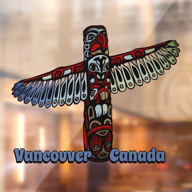 Autocollant Pour Fenêtre Ventilations Vancouver Clous de fenêtre souvenir (Feuille 2)