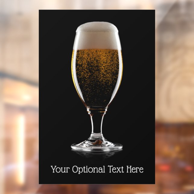 Autocollant Pour Fenêtre Verre de la bière (Feuille 2)