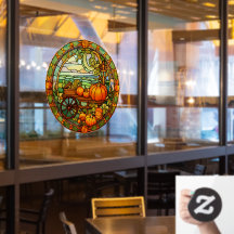 Verre teinté faux moisson de citrouille de Thanksg