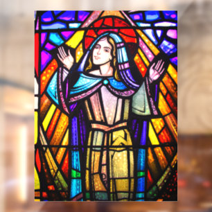 Autocollant Pour Fenêtre Verre tendu Religieux Mary  