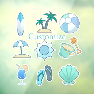 Autocollant Pour Fenêtre Vie sur la plage Thunder_Cove