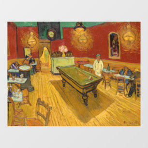 Autocollant Pour Fenêtre Vincent van Gogh - Le Night Café