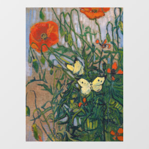 Autocollant Pour Fenêtre Vincent van Gogh - Papillons et papillons