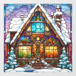 Autocollant Pour Fenêtre Vitre de Noël en verre tendu Clou