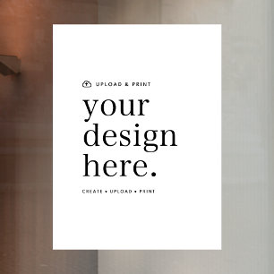 Autocollant pour fenêtre - Votre création - Enseig