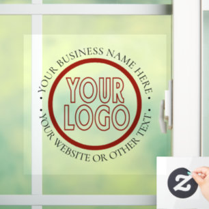 Autocollant Pour Fenêtre Votre logo d'entreprise