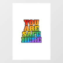 Vous êtes en sécurité ici - LGBT Safe Space