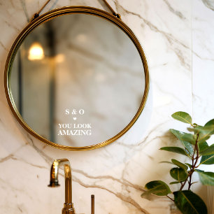 Autocollant Pour Fenêtre Vous êtes incroyable Miroir de salle de bain de ma