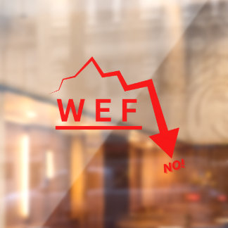 Autocollant Pour Fenêtre WEF No !