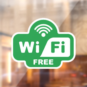 Autocollant Pour Fenêtre Wi-Fi gratuit