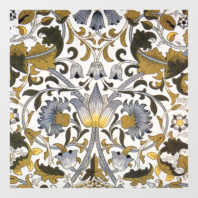Autocollant Pour Fenêtre William Morris Lodden Fleur florale (Feuille)